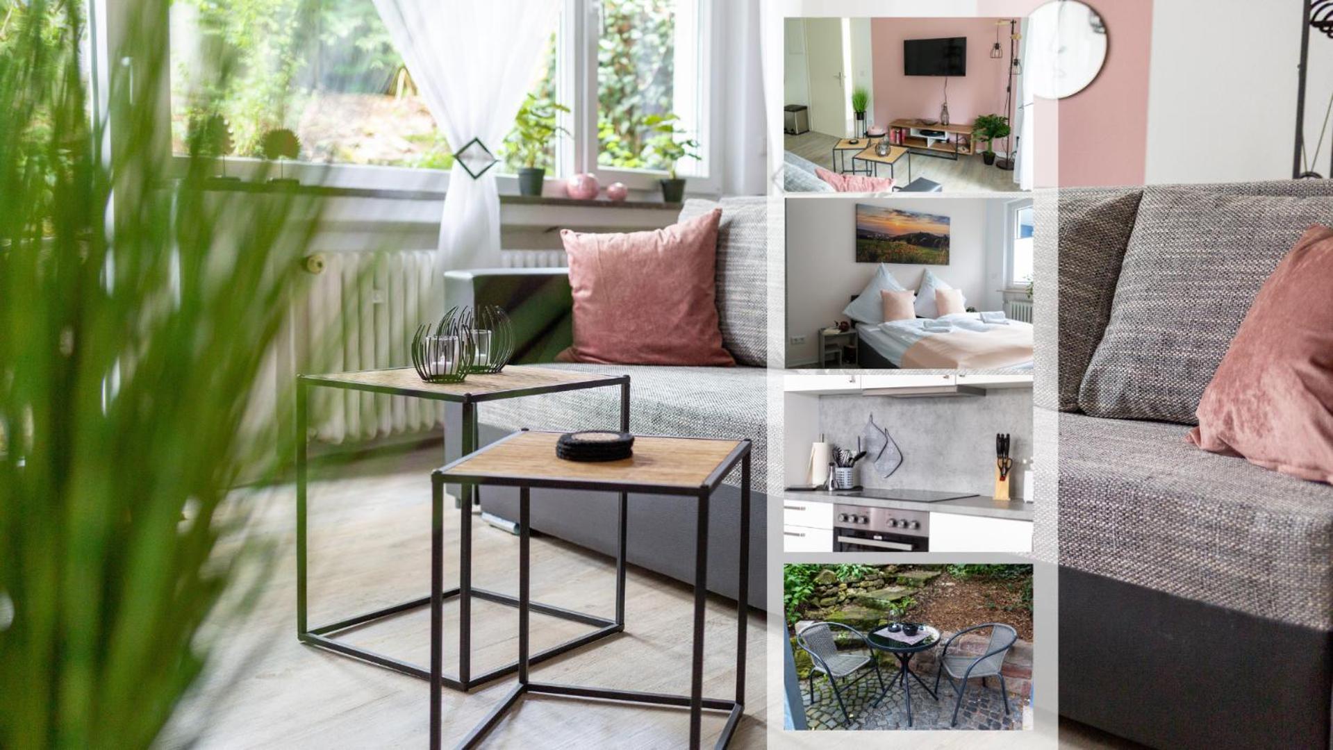 Best Stay Moderne Stadtwohnungen In Huenfeld - Kueche, Schlafsofa, Terrasse Oder Balkon Wlan Smart Tv Exterior foto